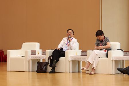 海外华媒代表提问交流（谢明 摄）