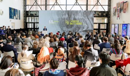 开幕式现场。 开幕式现场。