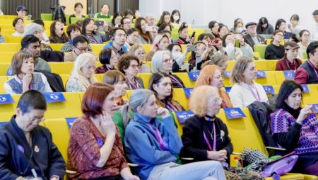 国际学术交流活动现场。 国际学术交流活动现场。